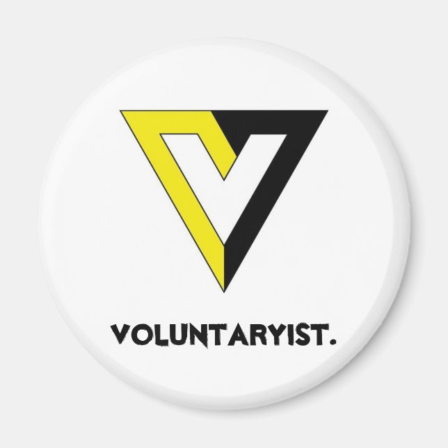 Voluntaryist. Magnet (Vorne)