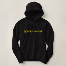 Voluntaryist stickte Hoodie