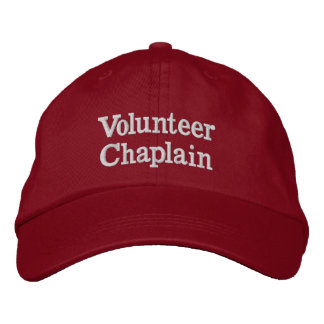 Volunteer Chaplain Hat Bestickte Baseballkappe