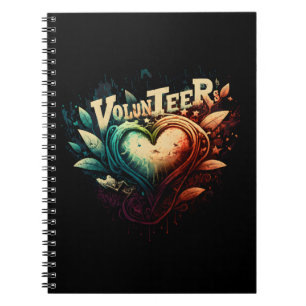 Volunteer Herz Notizblock