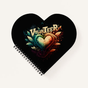 Volunteer Herz Notizbuch