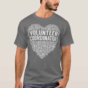 Volunteer Koordinator Herz T-Shirt