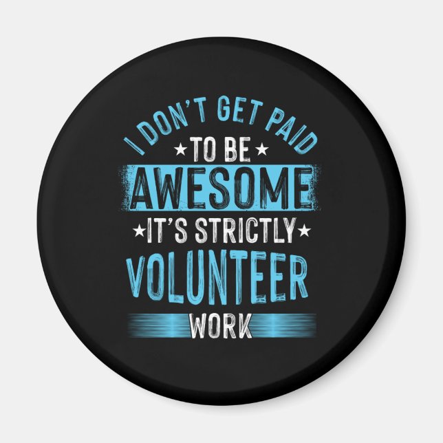 Volunteer Work Volunteering Volunteers Charity Res Magnet (Vorne)