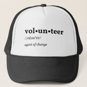 Volunteer Wörterbuchbeschreibung Truckerkappe