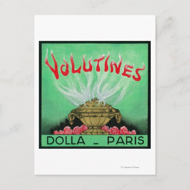Volutines Parfüm LabelParis, Frankreich Postkarte (Vorderseite)