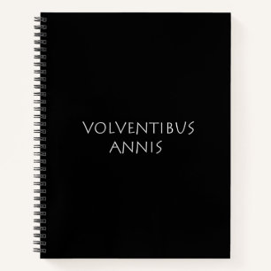 Volventibus annis notizbuch