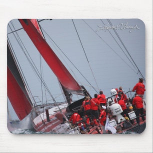 Volvo-Ozean-Rennen-Segeln-Mausunterlage Mousepad