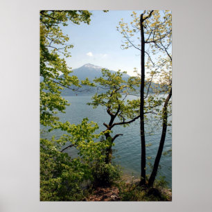 Vom besiegten Weg Country Lake Landschaftsposter Poster