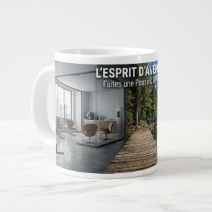 Vom Büro in die Natur, Riesenkaffeetasse Jumbo-Tasse