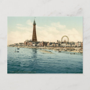 Vom Central Pier, Blackpool, England Postkarte