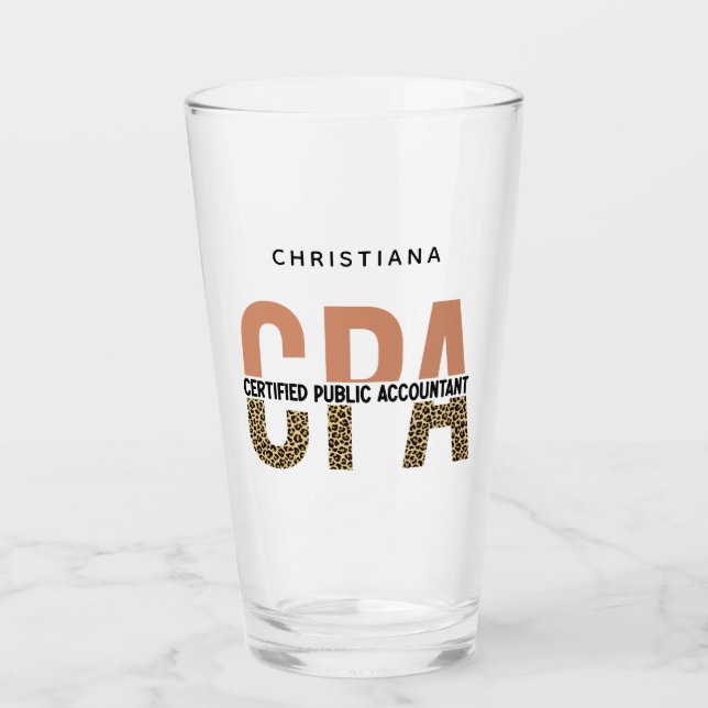 Vom CPA zertifizierter Leopard für öffentliche Wir Glas (Vorderseite)