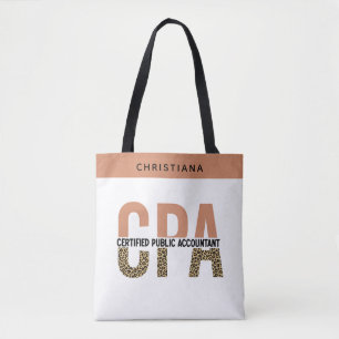 Vom CPA zertifizierter Leopard für öffentliche Wir Tasche