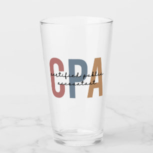 Vom CPA zertifizierter öffentlicher Wirtschaftsprü Glas