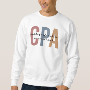 Vom CPA zertifizierter öffentlicher Wirtschaftsprü Sweatshirt