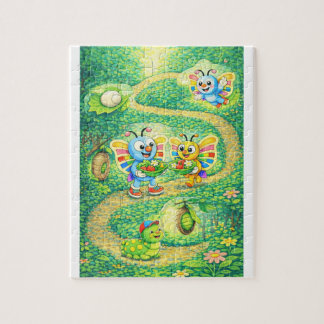 Vom Ei zum Schmetterling Puzzle