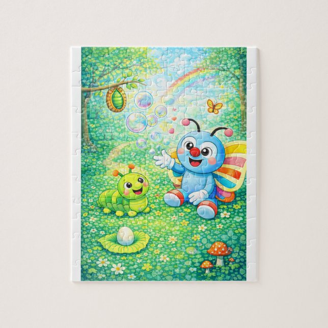 Vom Ei zum Schmetterling Puzzle 3 (Vertikal)