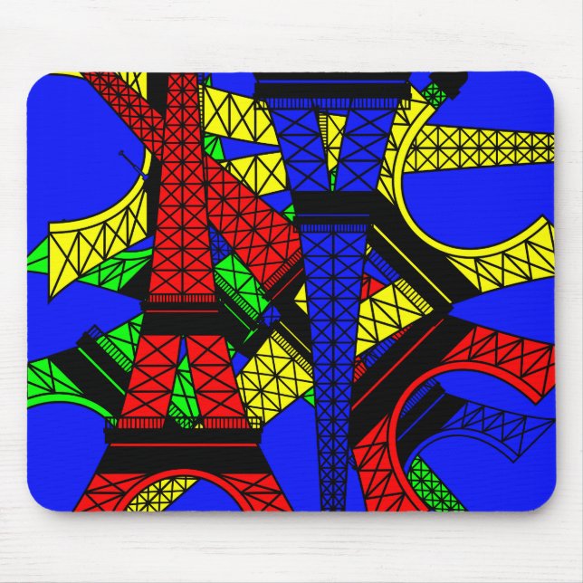 Vom Eiffelturm Inspiriert Mousepad (Vorne)