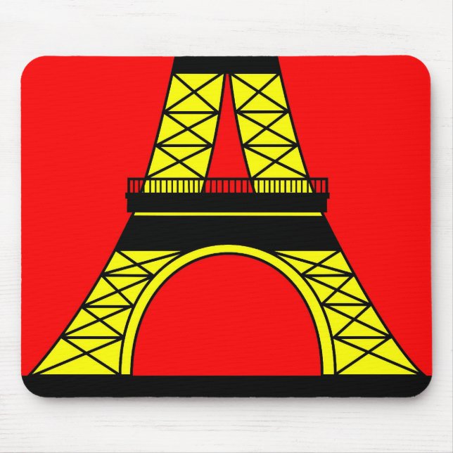 Vom Eiffelturm Inspiriert Mousepad (Vorne)