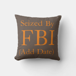 vom FBI-Kissen beschlagnahmt Kissen