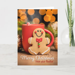 Vom Immobilienmakler Frohe Weihnachten Lebkuchenma
