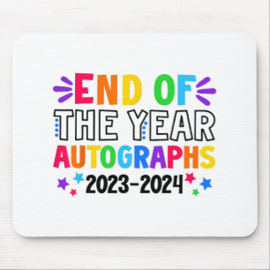 Vom Jahr Autographen 2023-2024 Letzter Tag von Sch Mousepad