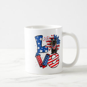 vom Juli Dekoration Patriotische Liebe Französisch Kaffeetasse
