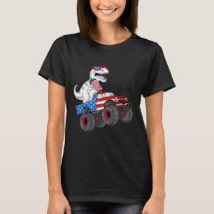 vom Juli T Rex Dino Trex Dinosaur Monster Truck Fi T-Shirt
