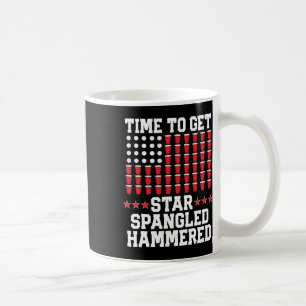 vom Juli T Shirt Geschenk Beer Pong American Flag  Kaffeetasse