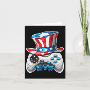 Vom Juli Video Game American Flag Uni Sam Gamer B Karte