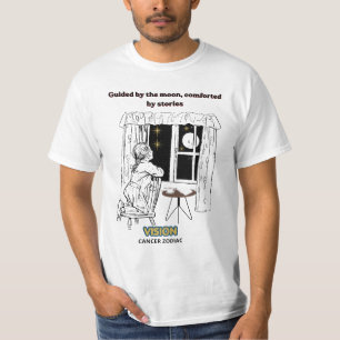 Vom Krebs-Zodiakus-Poster unter Mondführung  T-Shirt