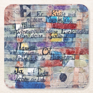 Vom Lied der Lieder, Klee Rechteckiger Pappuntersetzer