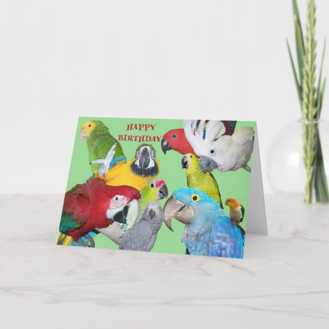 Vom Mengen-Geburtstag Karte (Vorderseite)