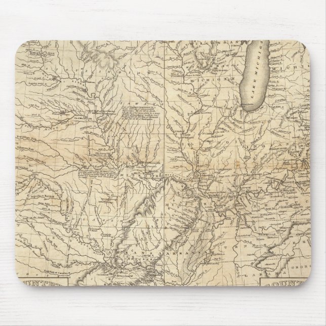 Vom Mississippi entwässertes Mischland Mousepad (Vorne)