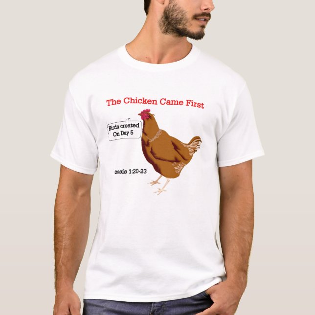 Vom Mund des Huhns T-Shirt (Vorderseite)