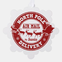 Vom Nordpol Lieferung Weihnachtsgeschenk-Ornament