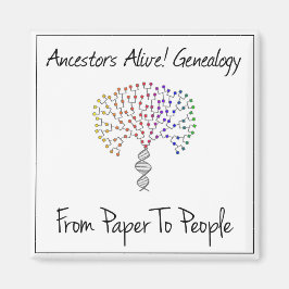 Vom Papier zum Menschen Magnet