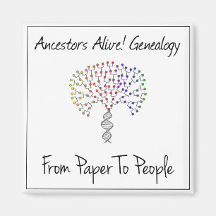 Vom Papier zum Menschen Magnet