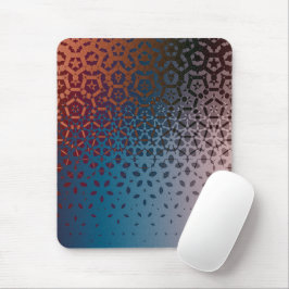 Vom roten bis zum blauen geometrischen Muster Mousepad