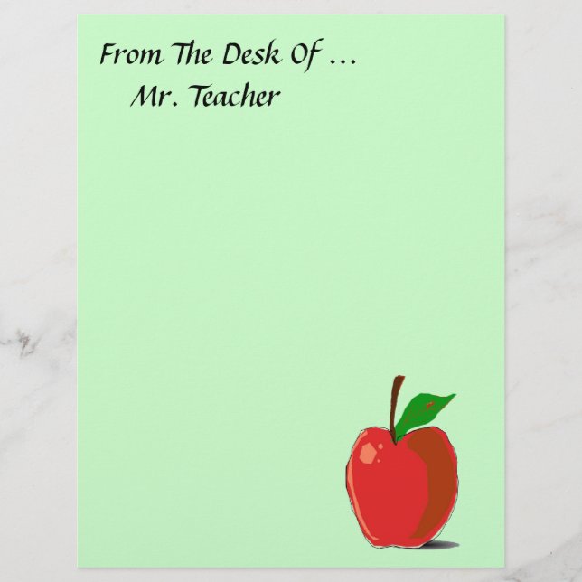 Vom Schreibtisch aus... Apple Stationery (Vorderseite)