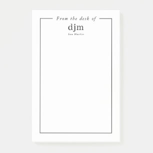 Vom Schreibtisch aus, einfach Minimalistisch Post-it Klebezettel