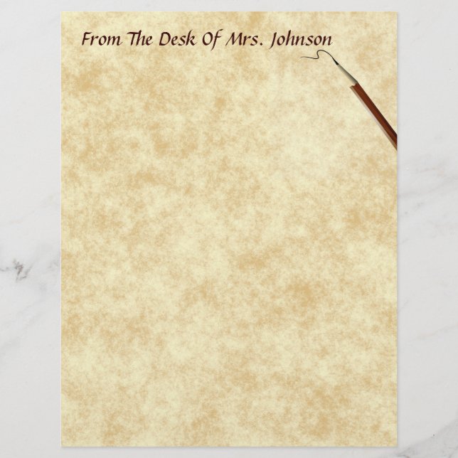 Vom Schreibtisch aus ? Papier (Vorderseite)