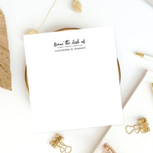 Vom Schreibtisch aus Personalisierter einfacher Sk Post-it Klebezettel