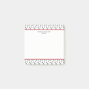 Vom Schreibtisch der Dalmatiner School Mascot Post-it Klebezettel