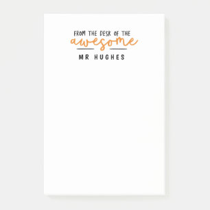 Vom Schreibtisch der hellen Post-it Klebezettel