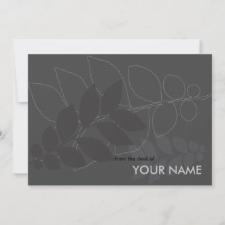 Vom Schreibtisch der Notecards Mitteilungskarte