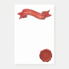 Vom Schreibtisch der Sankt-Post-Itanmerkungen Post-it Klebezettel