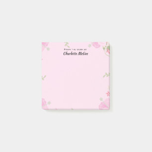 vom Schreibtisch des Personalisierten Namens Post-it Klebezettel