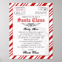 Vom Schreibtisch des Santa Claus Telegram Santa Le