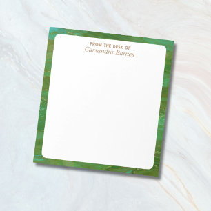 vom Schreibtisch Notizblock
