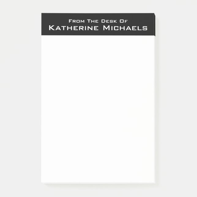 vom Schreibtisch Post-it Klebezettel (Vorderseite)